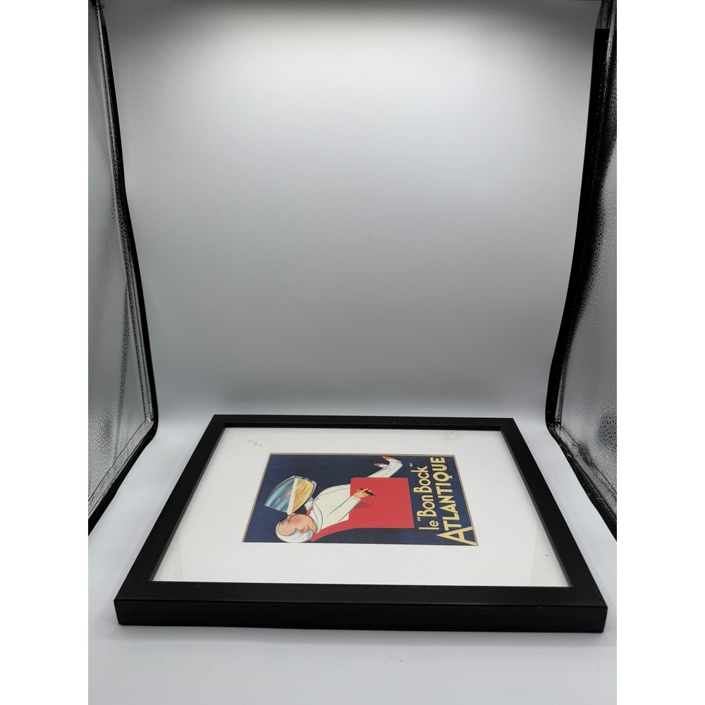 Leonetto Cappiello Le Bon Bock Atlantique Framed Vintage Ad Art Print 11x14 - Picture 10 of 12
